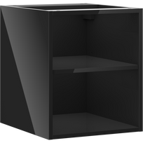 Mexen Box-A atvira spintelė su lentyna 40 cm, juodas blizgus - 91AX2-0400-470-0-70