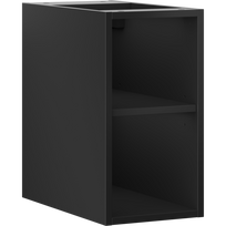 Mexen Box-A atvira spintelė su lentyna 25 cm, juoda matinė - 91AX2-0250-470-0-71