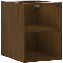 Mexen Box-A atvira spintelė su lentyna 35 cm, riešutas - 91AX2-0350-470-0-86