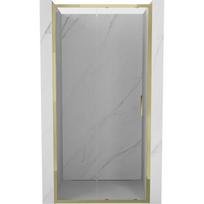 Mexen Exo slankiojančios dušo durys 115 cm, permatomos, auksinės - 8151-115-000-50-00