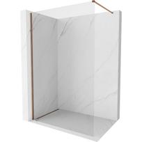 Mexen Kioto-X Dušo sienelė Walk-in 50 x 200 cm, skaidrus 10 mm, rožinis auksas - 800-050-101-60-00-X
