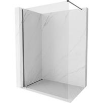 Mexen Kioto-X dušo sienelė Walk-in 90 x 200 cm, skaidri 10 mm, šlifuota ginklų pilka - 800-090-101-66-00-X