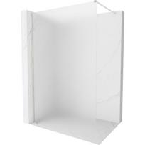 Mexen Kioto-X dušo pertvara Walk-in 70 x 200 cm, matinė 10 mm, šlifuotas nikelis - 800-070-101-97-30-X