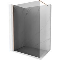Mexen Kioto-X dušo siena Walk-in 130 x 200 cm, grafitas 10 mm, šlifuota varis - 800-130-101-65-40-X