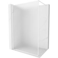 Mexen Kioto-XF dušo sienelė Walk-in su rėmeliu 110 x 202 cm, matinė 10 mm, balta - 800-110-104-20-30-X