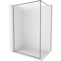 Mexen Kioto-XF dušo sienelė Walk-in su rėmu 160 x 202 cm, matinis 10 mm, ginklo metalo spalva - 800-160-104-95-30-X