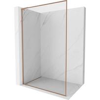 Mexen Kioto-F L dušo sienelė Walk-in su rėmu 90 x 202 cm, skaidrus 8 mm, šlifuota varis - 800-090-174-65-00