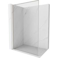 Mexen Kioto-F L Dušo sienelė Walk-in su rėmu 60 x 202 cm, skaidri 8 mm, šlifuotas nikelis - 800-060-174-97-00