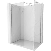 Mexen Kioto-X dušas sienelė Walk-in 140 x 120 cm, 10 mm, chromas - 800-140-202-01-00-120-X