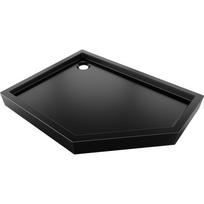 Mexen Flow+ penkiakampis dušo padėklas kairinis 100 x 90 cm, juodas matinis - 46P709010LH