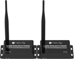 Techly IDATA HDMI-WL55 AV extender AV transmitter & receiver Black