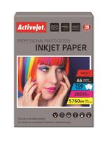 Activejet AP6-260GR200 Blizgus fotografijų popierius; puikus pasirinkimas nuotraukų spausdinimui, spalvingoms atmintims, 10x15; (A6; 200 vnt.)