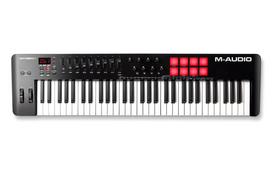 M-AUDIO Oxygen 61 (MKV) MIDI klaviatūra 61 klavišas USB Juoda