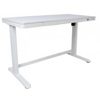 Reguliuojamas rašomasis stalas ERGO 120 x 60 cm baltas