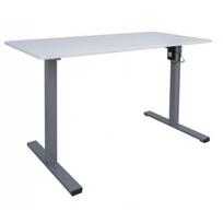 Reguliuojamas rašomasis stalas ERGO OPTIMAL 120 x 60 cm baltas/pilkas