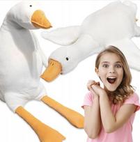 minkštas, pliušinis žaislas žąsies imitacija, 90cm