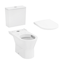 Hansgrohe WC komplektas„EluPura Original S“ su QR/SC dangčiu, horizontaliu išbėgimu, apatiniu vanden KK ELUPURA S