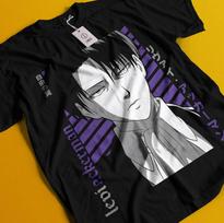 Attack On Titan Marškinėliai Levi Marškinėliai Eren Mikasa Marškinėliai AOT Erwin Hange Armin Marškinėliai L