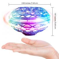 Skraidantys kamuoliukai su kamuoliukais, bumerangas su šviesomis, ranka valdomas mini dronas vaikams, „Galaxy Ball Fly“ suktukas, žaislinės dovanos
