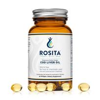 Rosita EVCLO tyras menkių kepenėlių aliejus, RINKINYS 1+1, 180 kaps.