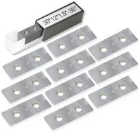 Karbidiniai pjovimo briaunų įdėklai 30x12x1 5mm 10 vnt. pakuotė medžio apdirbimui