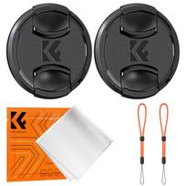K&F Concept K&F 52MM Lens Caps Kit with K&F LOGO Caps*2+Anti-lost rope*2+vacuum cleaning cloth*1