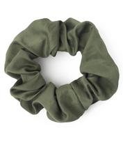 Satininės plaukų gumytės „Moss green“