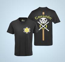 Vienas gabalas Marškinėliai Trafalgar Law Piratų Banda Vėliava Simbolis Cosplay Ekologiški Vyriški XL