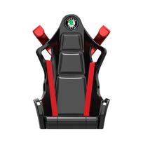 Racing Seat Shape Car Air Outlet Mount Shockproof Car Phone Holder Stand For Skoda Octavia Superb Rapid Kodiaq Karoq Fabia Kamiq Roomster Citigo raudona