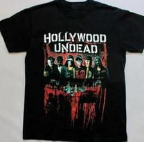 Vintažiniai Hollywood Undead grupės marškinėliai dydis S-4XL L