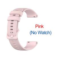 Watch Band for Garmin Vivoactive 5 3 Venu 2 SQ Vivoactive 4 4S Forerunner 645 245m Silicone Strap Watchband Accessories 20mm rožinė