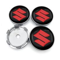 4 vnt. 60 mm automobilio ratlankio centrinis dangtelis Rato stebulės dangtelis Ratlankio stebulės apsauga nuo dulkių Emblema Suzuki Swift Samurai Sport Jimny Grand Vitara Alto GW250 Splash Swace Suzuki