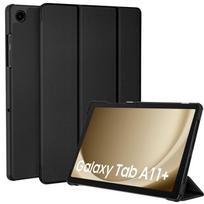 Dėklas Samsung Galaxy Tab A11 PLUS - Juodas daugiafunkcinis pilnos apsaugos dėklas Phonillico® juoda