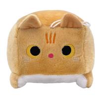 18cm Kawaii Katės Lėlė Pliušinis Žaislas Stovintis Pūkuotas Kubas Katės Pliušiniai Žaislai Juoda Pilka Spalvinga Oranžinė Maža Pliušinė Gyvūnėlė Gimtadienio Dovana