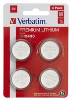 Verbatim CR2430 - Einwegbatterie - CR2430 - Lithium - 3 V - 4 Stück(e) - Silber (49534)