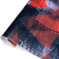 Car Stickers Camouflage Camping Car Accessories Decoration Automotive Vinyl for Motorcycle Motorcycles Motorcycle Wrapping Film 10cmx150cm raudona