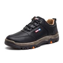 2025 Nauji vyriški žygio batai Kvėpuojantys Retro rudi Laisvalaikio sportbačiai Lauko minkštas padas Patogūs žygio batai Tenis De Hombre 39 juoda