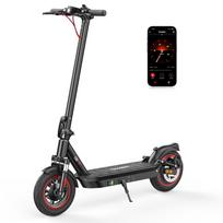 iScooter i10 Elektrinis paspirtukas 650W variklis, 42V 15Ah baterija, 10 colių padangos, nuvažiuojamas atstumas 40-45 km, IP54 E-paspirtukas su programėle 42V 15Ah