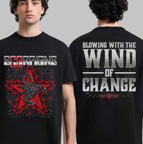 Scorpions 60 Years Of Scorpions European Tour 2025 T-shirt, size S-4XL L
