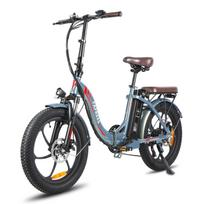 Fafrees F20 Pro Sulankstomas Patogus Elektrinis Dviratis 250W 36V18Ah Ličio Baterija 20 colių MTB E- Kalnų Dviratis Lauko Riebus Elektrinis Dviratis Suaugusiems žalia