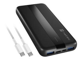 NATEC TREVI SLIM Q V2 Ličio Polimeras (LiPo) 10000 mAh Juodas
