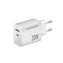 Esperanza EZC105W maitinimo įkroviklis 20W Balta