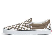Vans Slip-On Šachmatinė Raštais Žemi Batai Ritinėjimui Unisex Sportbačiai Rudi Balti VN0A7Q5D1NU 43 white