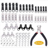 85-Piece Zipper Repair Kit - All-in-One Fix for Luggage, Bags & Clothing