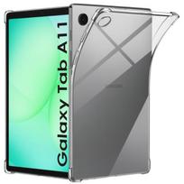 Dėklas, skirtas Samsung Galaxy Tab A11 - PHONILLICO - Atsparus smūgiams - Lankstus TPU - Skaidrus - 8 colių skaidri