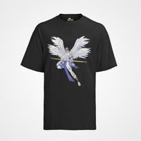 Bio T-Shirt Herren Anime Digimon Angemon Adventure Monster Shirt Manga Comic S