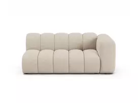 Dešinės pusės modulinė sofa, Lupine, 3 vietų, 175x95x70, smėlio spalvos