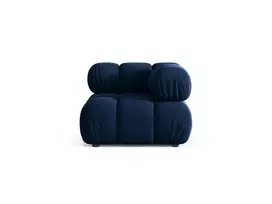 Velvet Modulinės sofos dalis - kampas sofa, Bellis, 1 sėdynė, 94x94x70, karališkoji mėlyna