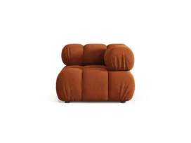 Velvet Modulinės sofos dalis - kampas, Bellis, 1 sėdynė, 94x94x70, terakota
