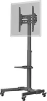 Goobay 59507 TV Presentation Stand Basic (Size L), Black
